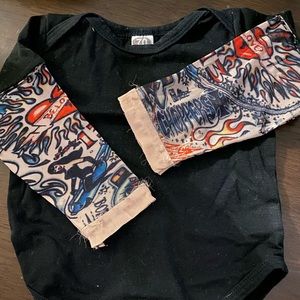 Tattoo sleeve bodysuit